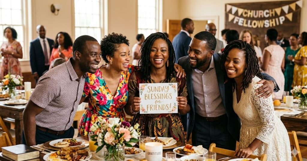 African American Sunday Blessings for Friends