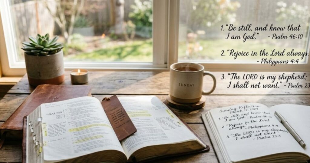 Bible Verses for Sunday Reflection