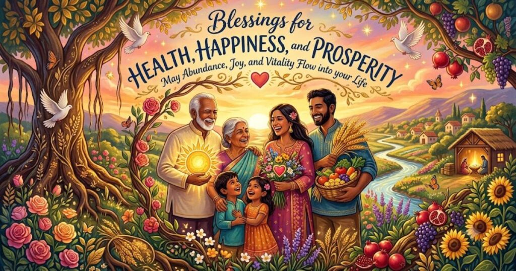 Blessings for Health Happiness and Prosperity