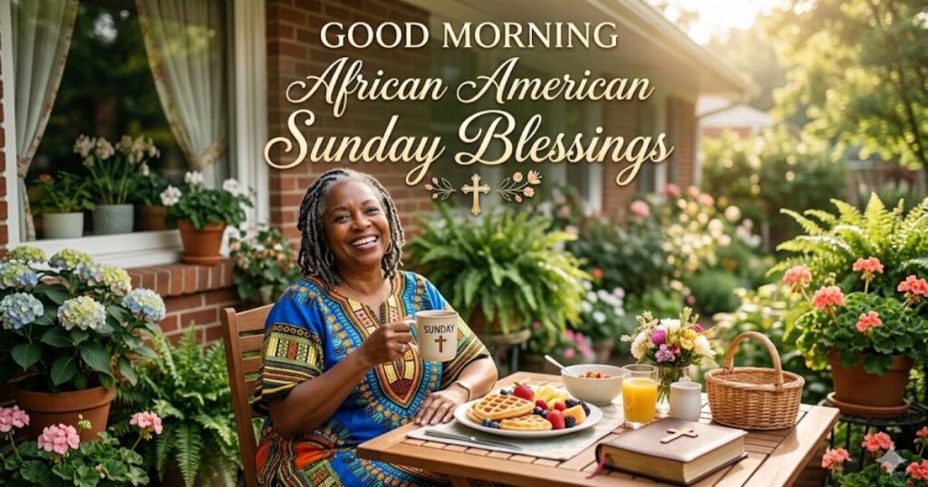 Good Morning African American Sunday Blessings GIF