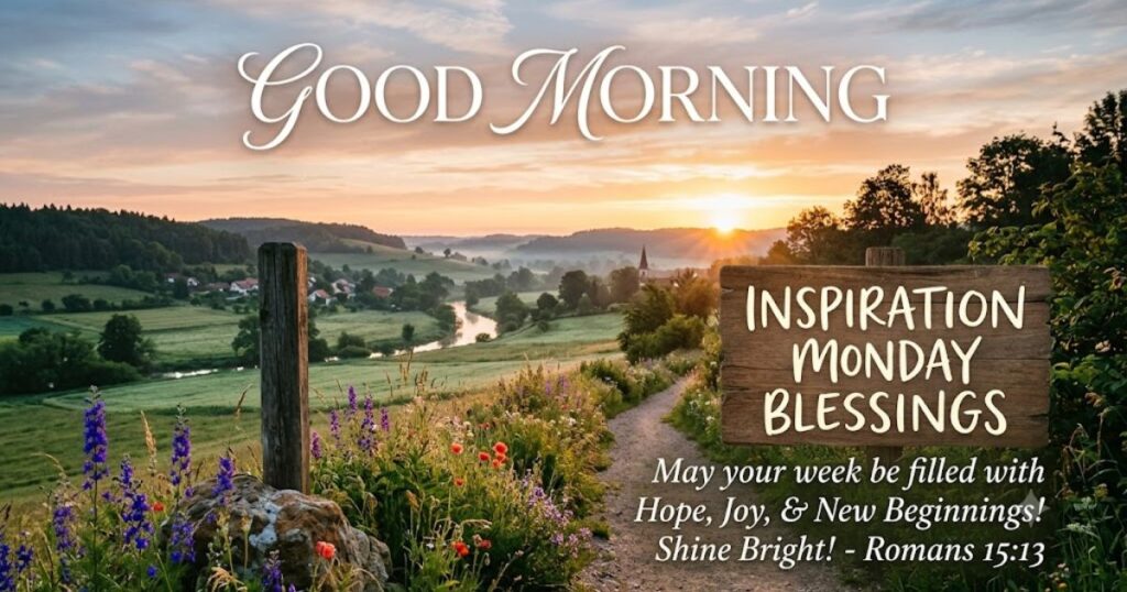 Good Morning Inspiration Monday Blessings