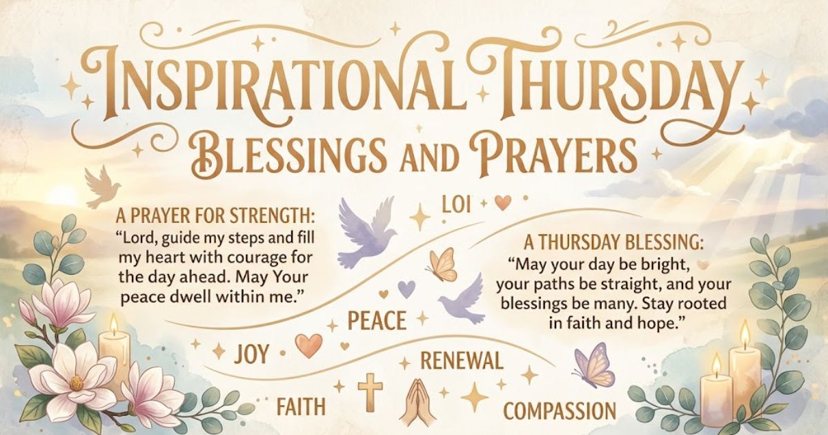 inspirational thursday blessings and prayers