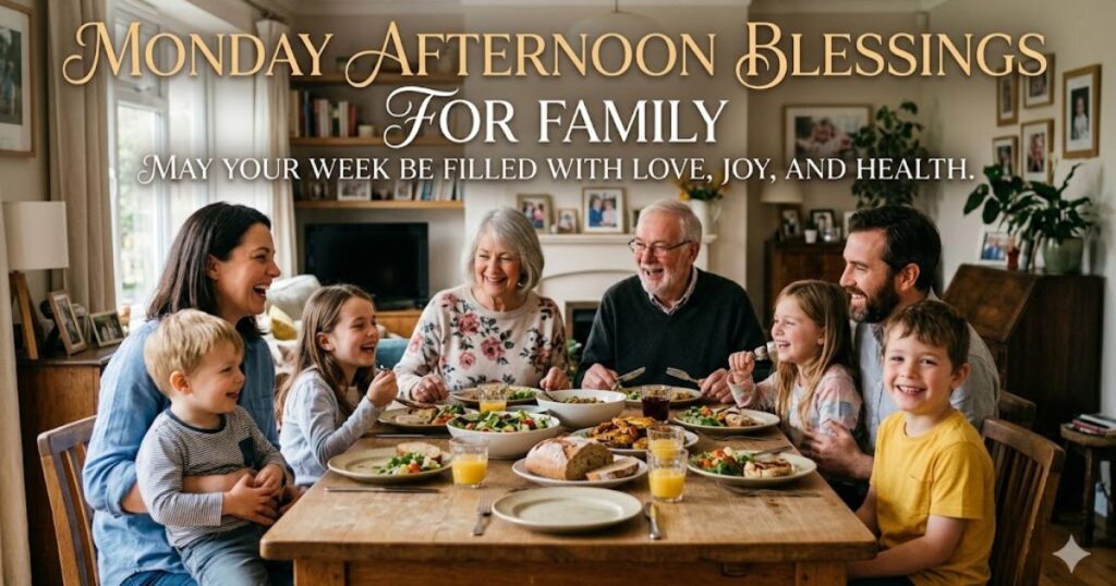 Monday Afternoon Blessings for Family