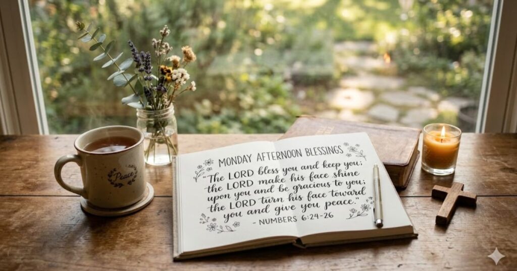 Monday Afternoon Blessings with Bible Verses