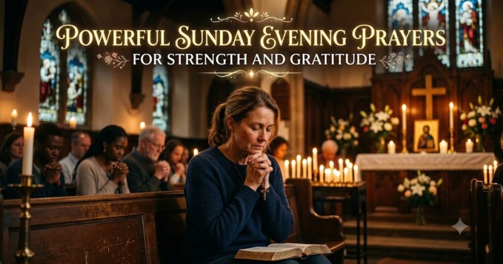 Powerful Sunday Evening Prayers For Strength And Gratitude