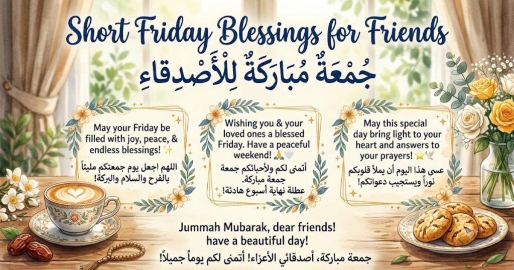 Short Friday Blessings for Friends
