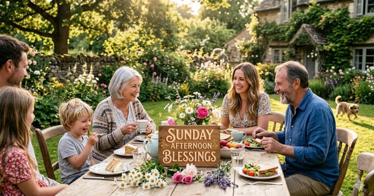 sunday afternoon blessings