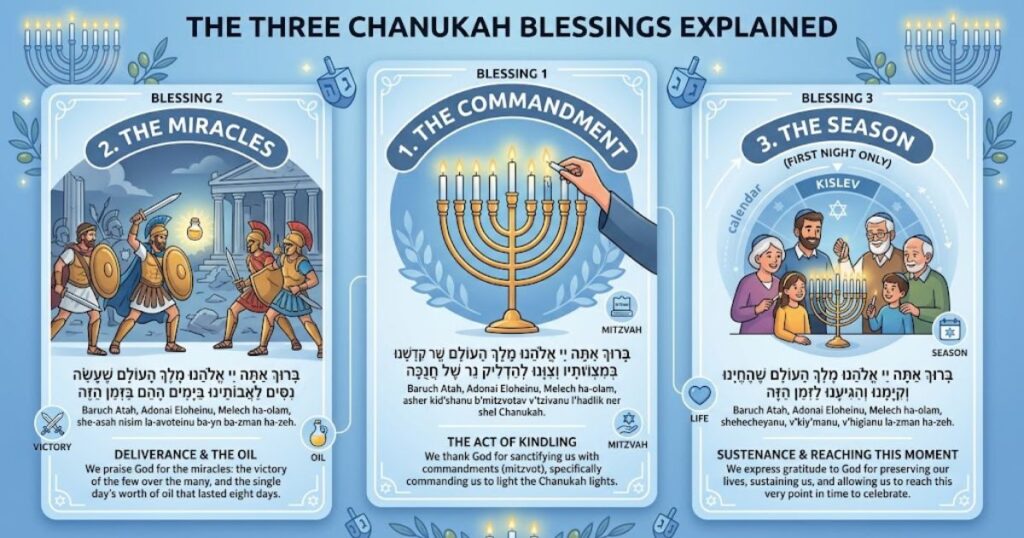 The Three Chanukah Blessings Explained