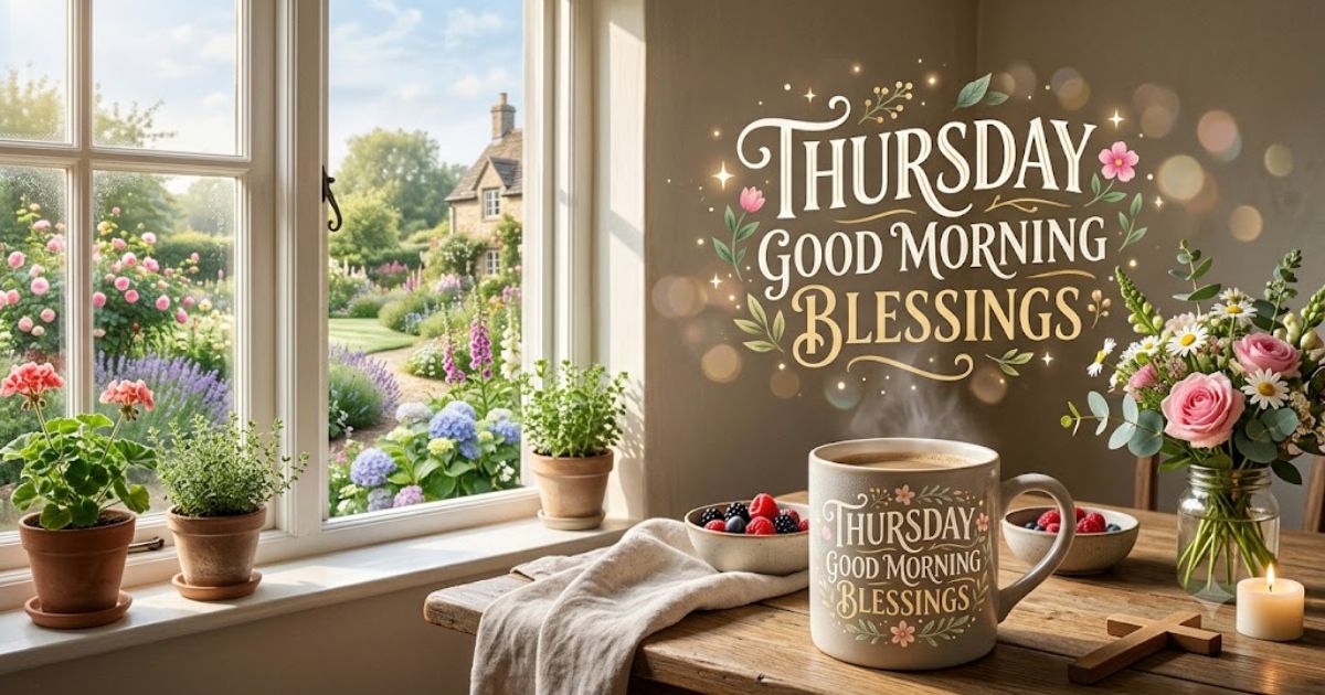 thursday good morning blessings