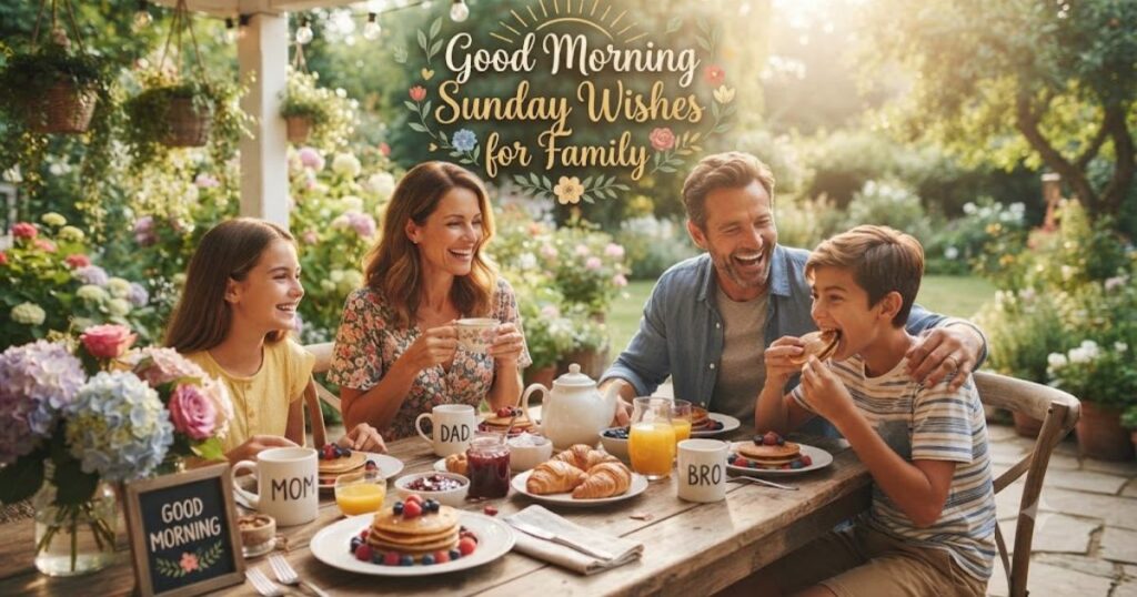Good Morning Sunday Wishes for Family