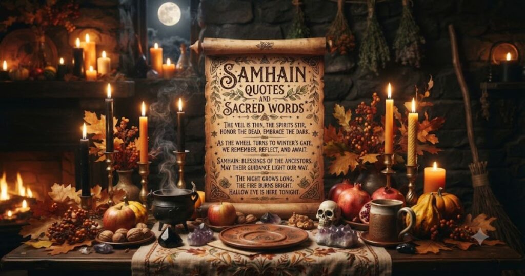 Samhain Quotes and Sacred Words