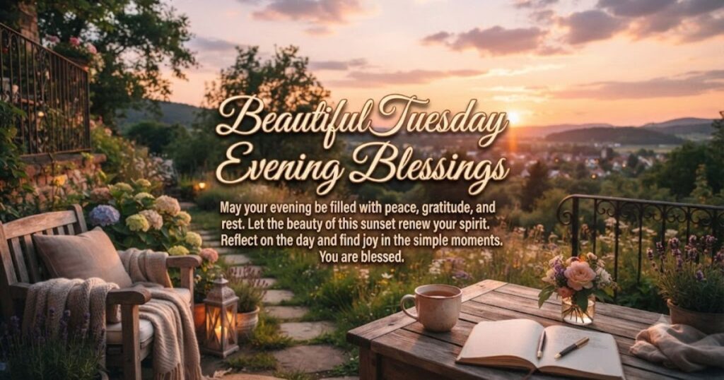 Beautiful Tuesday Evening Blessings