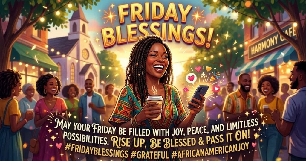 African American Friday Blessings GIFs With Quotes