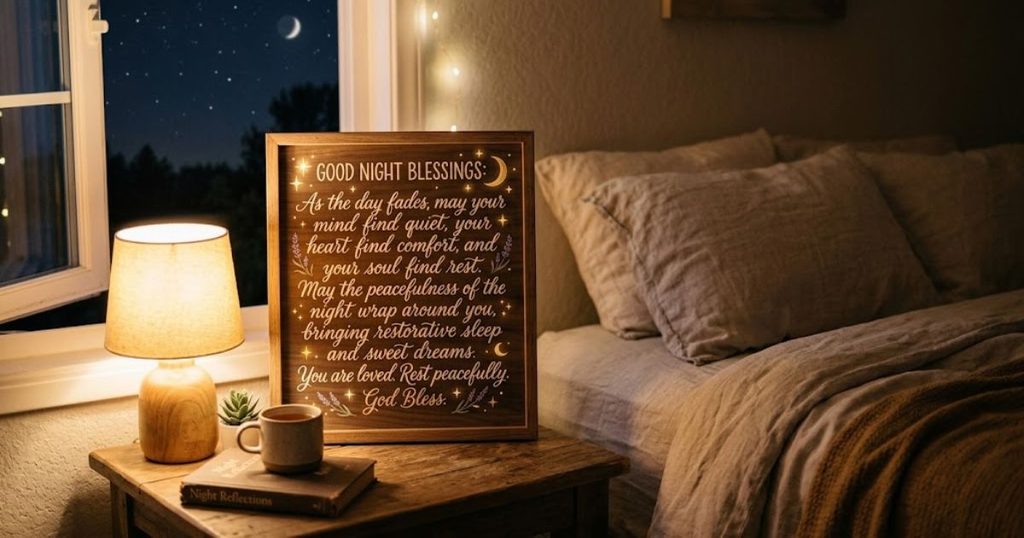 Good Night Blessings Quotes for Peaceful Rest