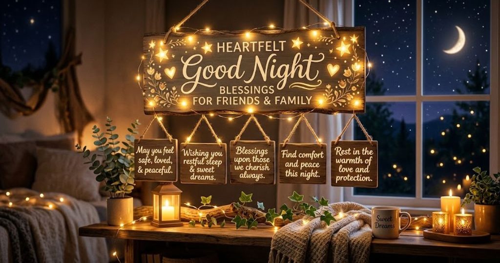 Heartfelt Good Night Blessings for Friends and Family