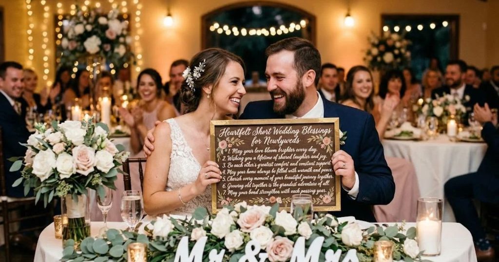 Heartfelt Short Wedding Blessings for Newlyweds