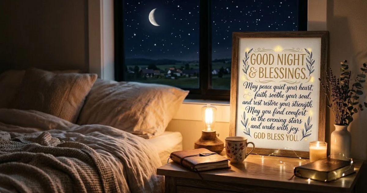 inspirational good night blessings