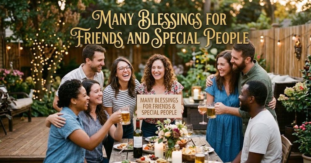 Many Blessings for Friends and Special People