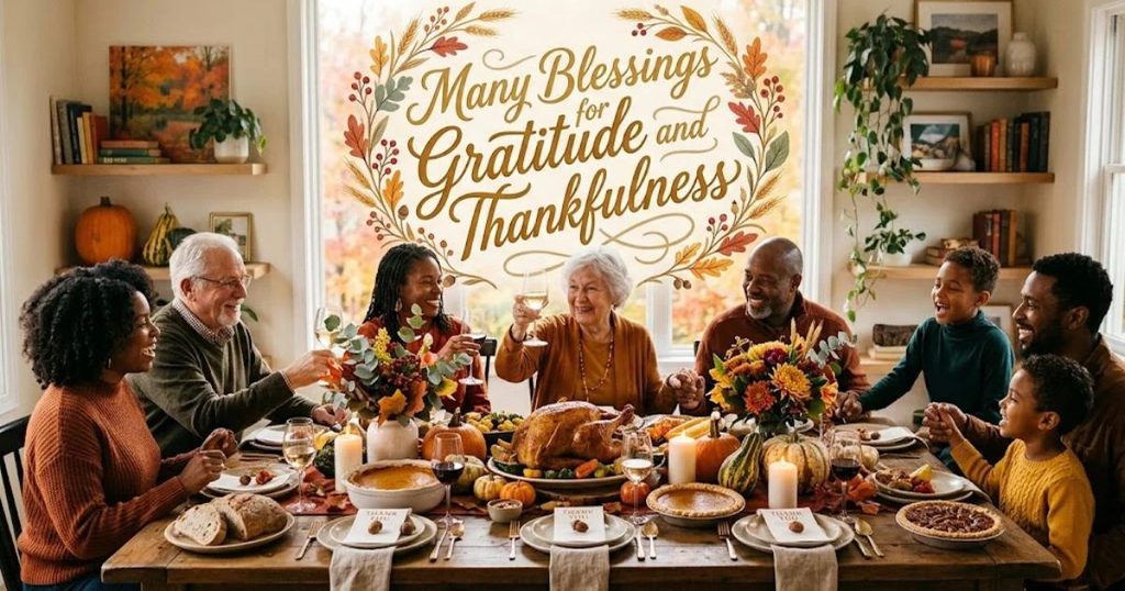 Many Blessings for Gratitude and Thankfulness