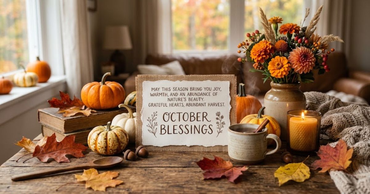 october blessings images