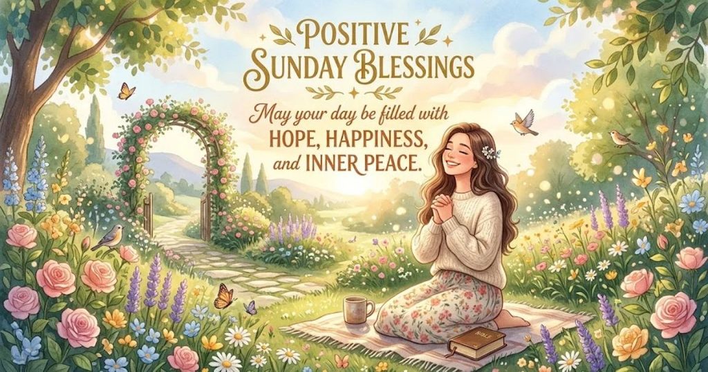 Positive Sunday Blessings for Hope, Happiness, and Inner Peace