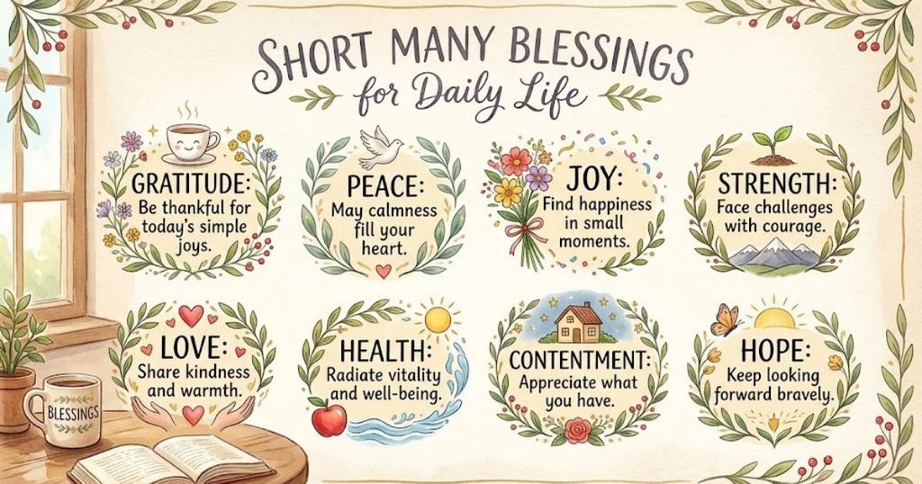 Short Many Blessings for Daily Life