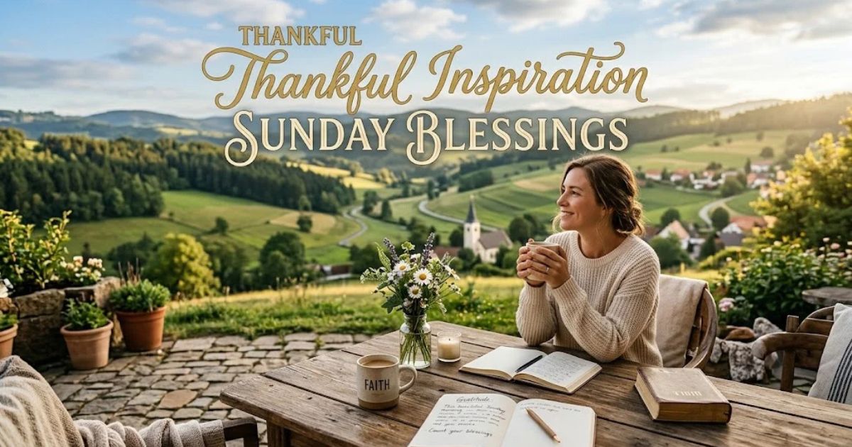 thankful inspiration sunday blessings